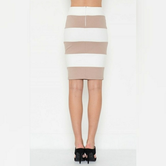 FINAL SALE 🆕🌿BANDAGE STRIPED BOUTIQUE SKIRT🌿 - Picture 3 of 5